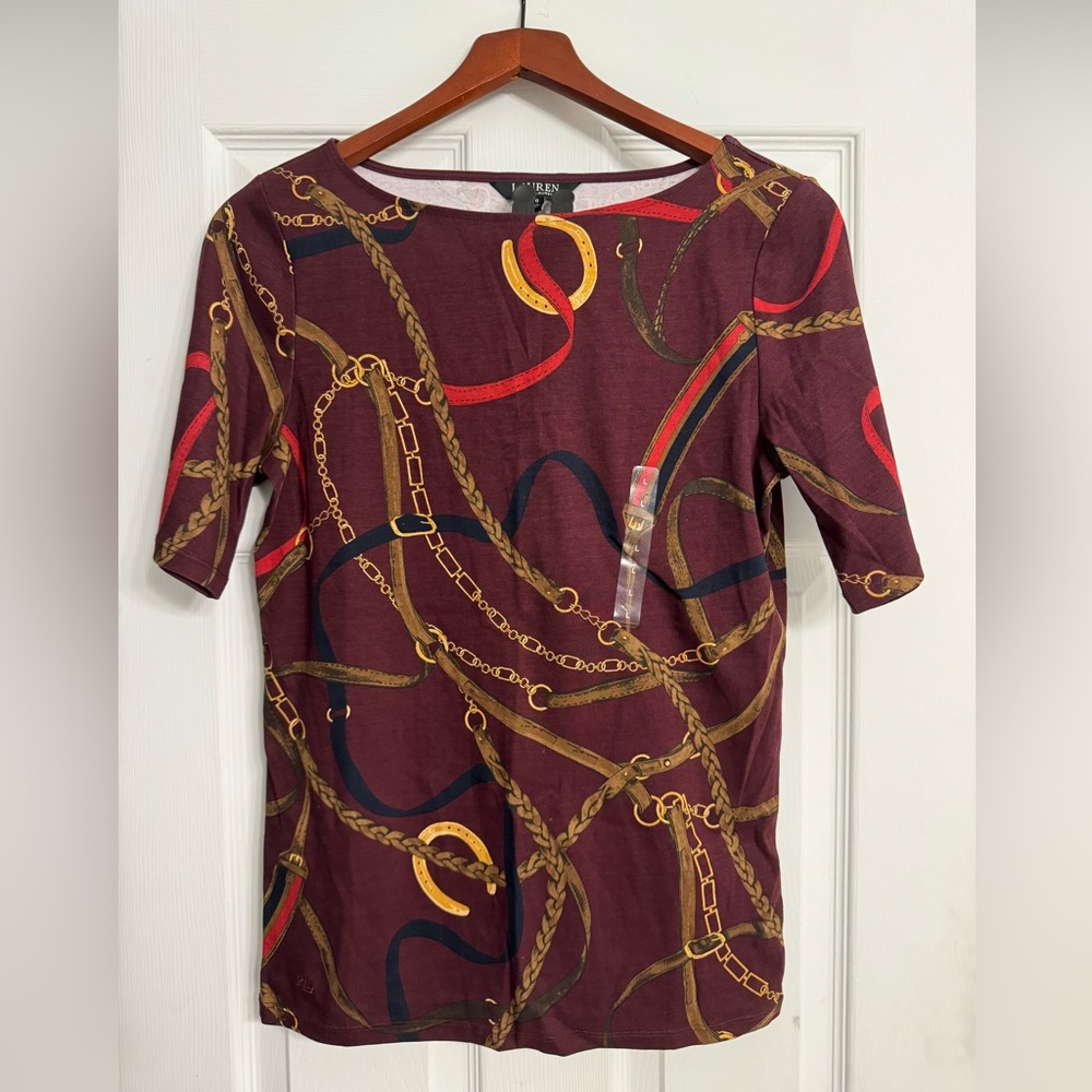 Lauren Ralph Lauren Top Size Large New